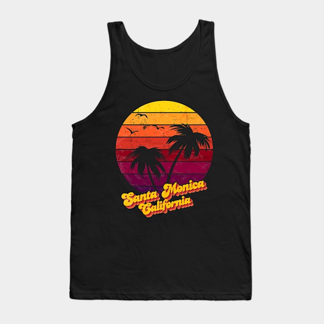 Santa Monica California Tank Top by Jennifer